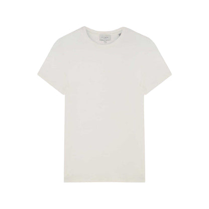Ivory - Front - Ted Baker Womens-Ladies Plain Slim T-Shirt