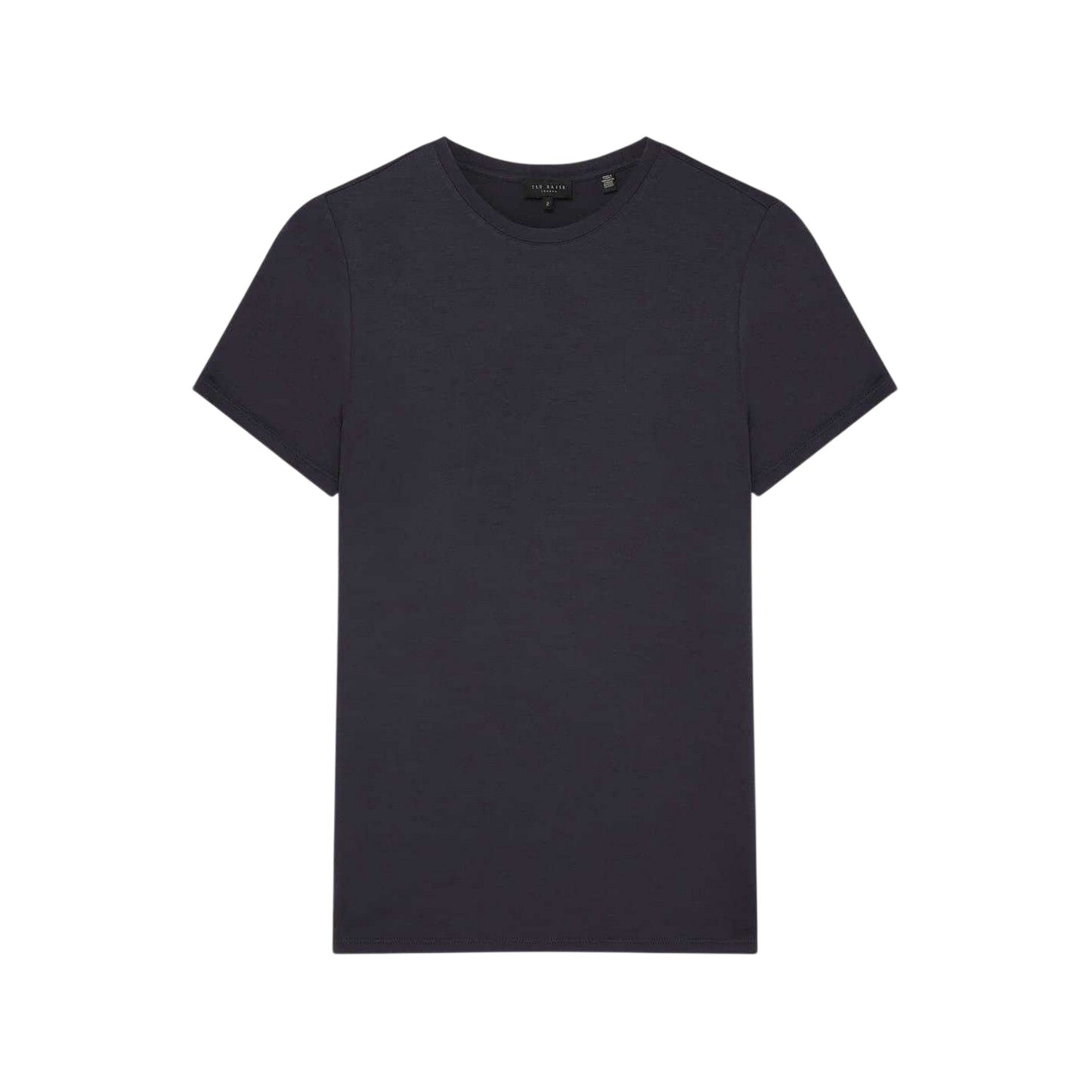 Navy - Front - Ted Baker Womens-Ladies Plain Slim T-Shirt