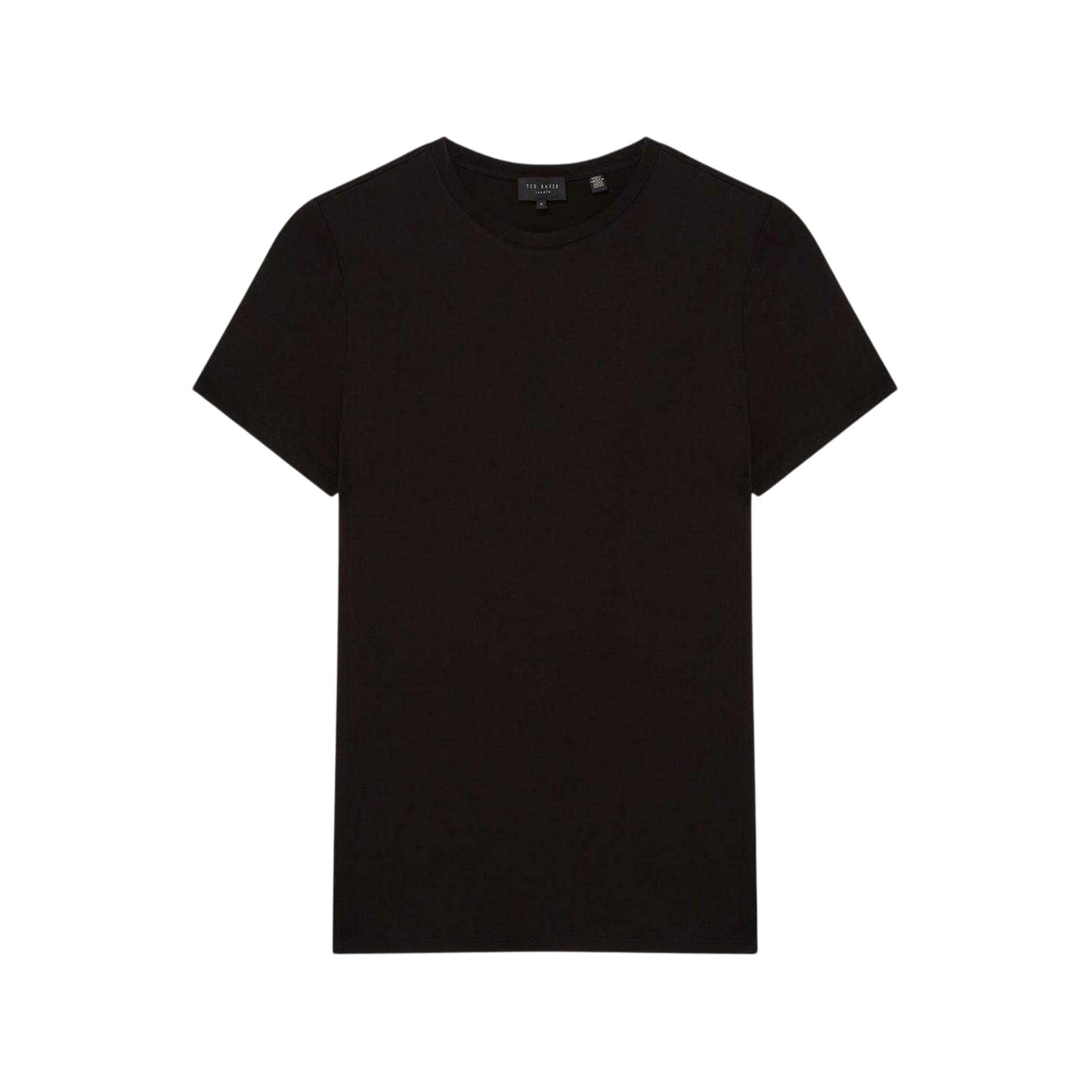 Black - Front - Ted Baker Womens-Ladies Plain Slim T-Shirt