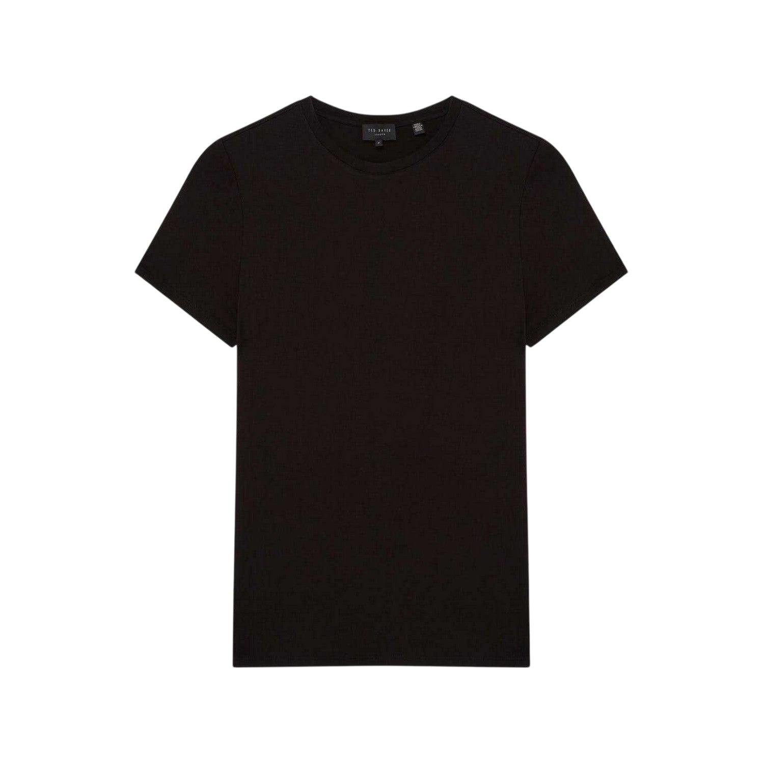 Black - Front - Ted Baker Womens-Ladies Plain Slim T-Shirt