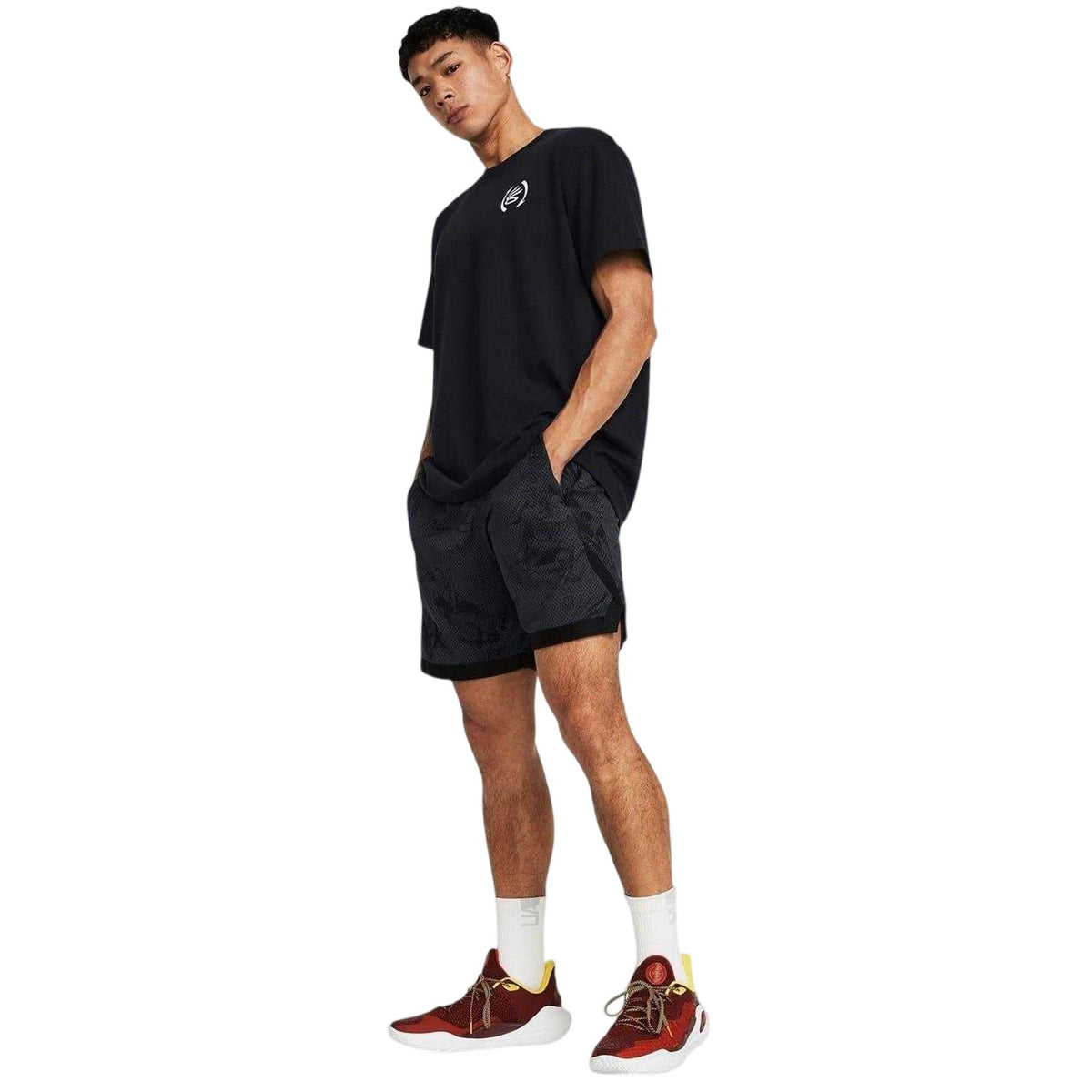 Black - Front - Under Armour Mens Relaxed Fit T-Shirt