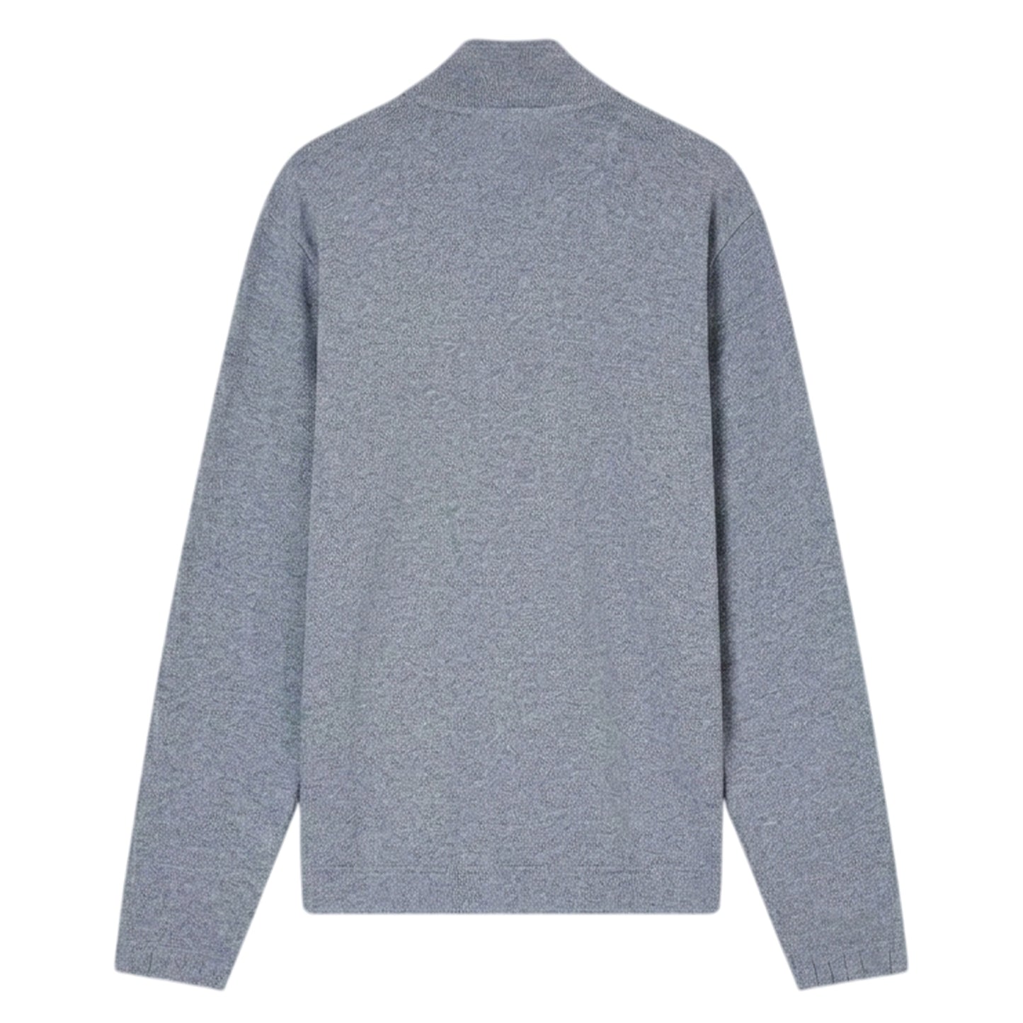 Grey Melange - Back - Emporio Armani EA7 Mens Casual Sweatshirt