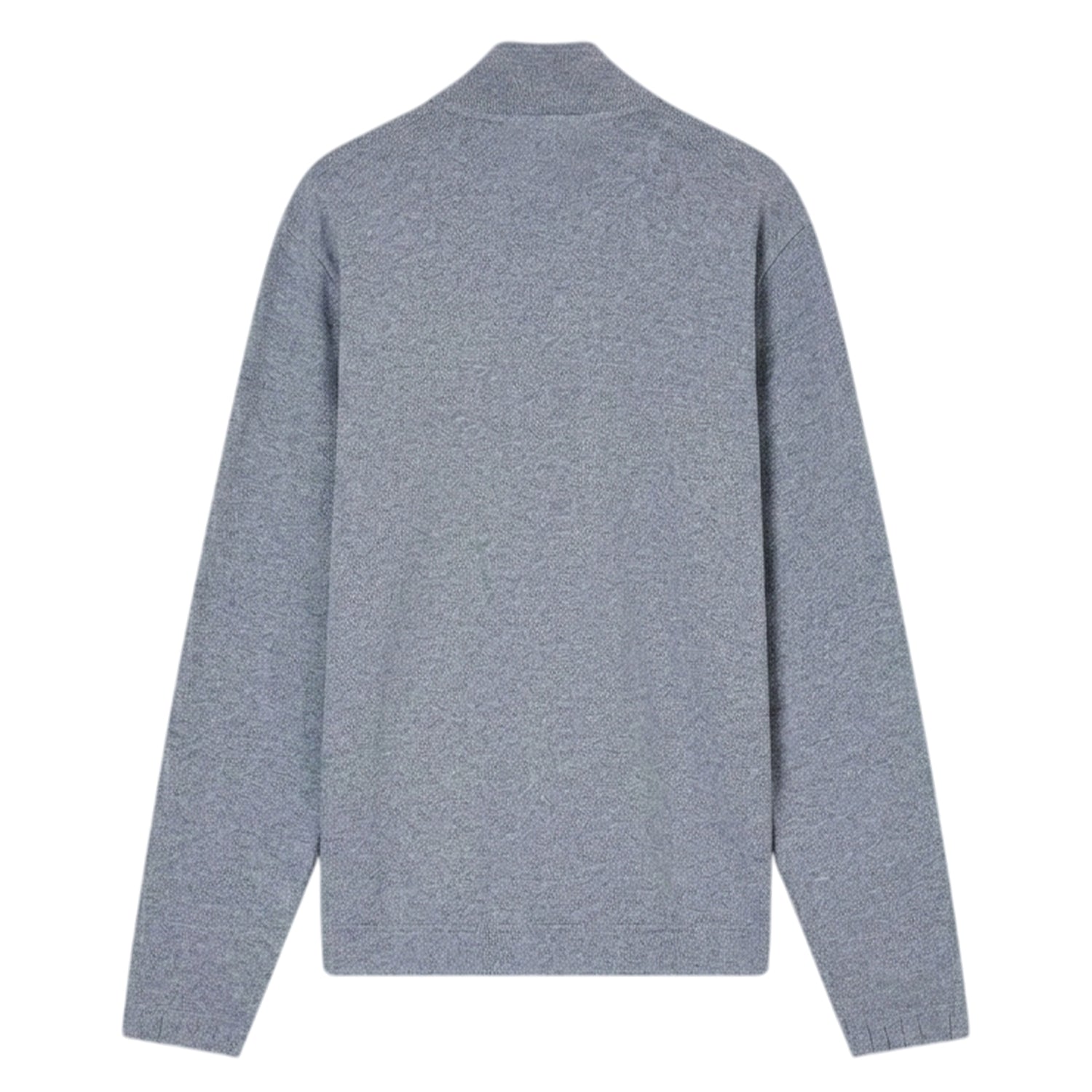 Grey Melange - Back - Emporio Armani EA7 Mens Casual Sweatshirt