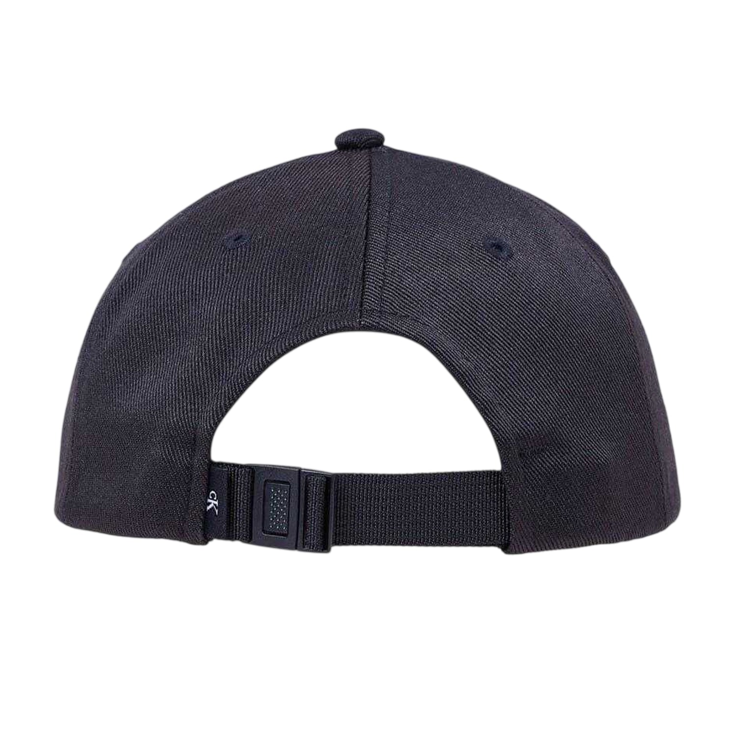 Black - Back - Calvin Klein Logo Curved Peak Cap