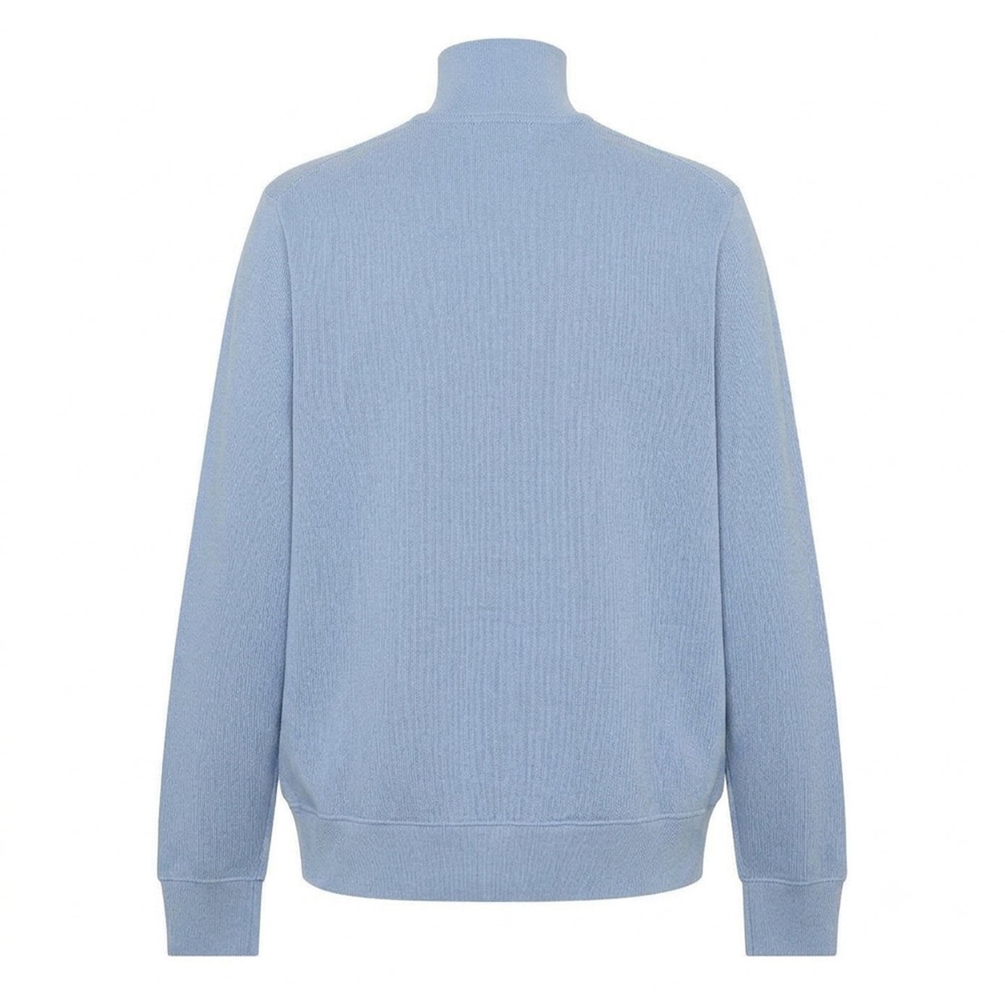 Blue - Back - Lacoste Mens Cotton Blend Quarter Zip Sweatshirt