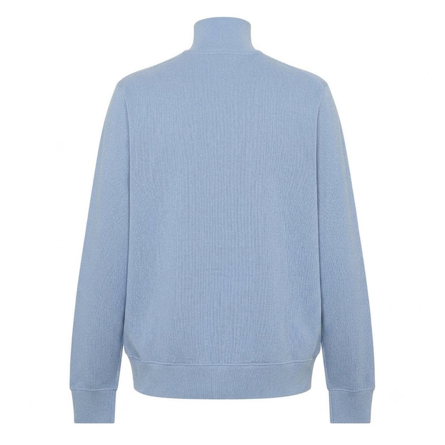 Blue - Back - Lacoste Mens Cotton Blend Quarter Zip Sweatshirt