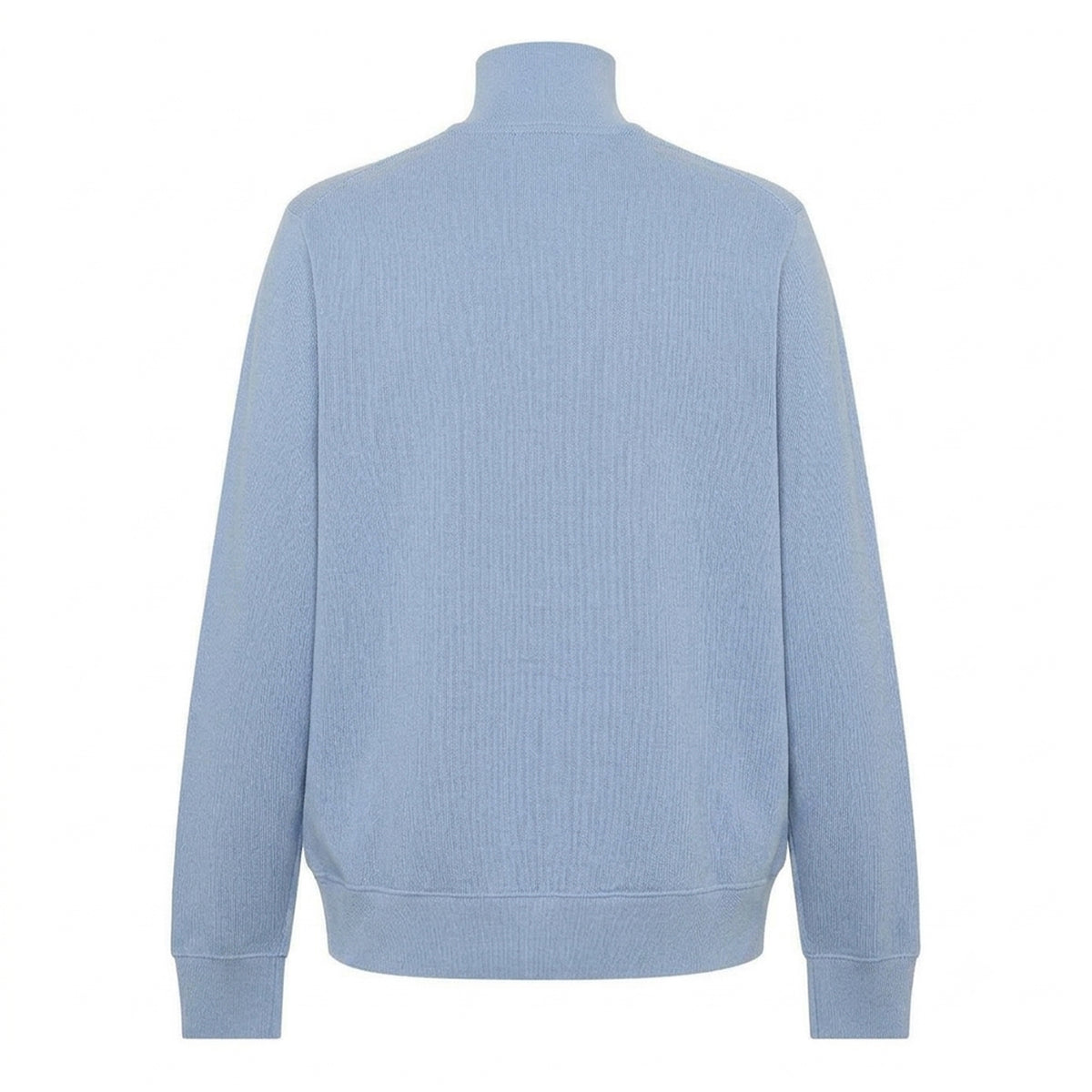 Blue - Back - Lacoste Mens Cotton Blend Quarter Zip Sweatshirt
