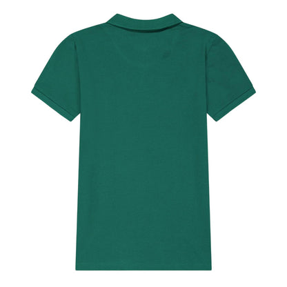 Green - Back - Farah Childrens-Kids Bugsworth Polo Shirt