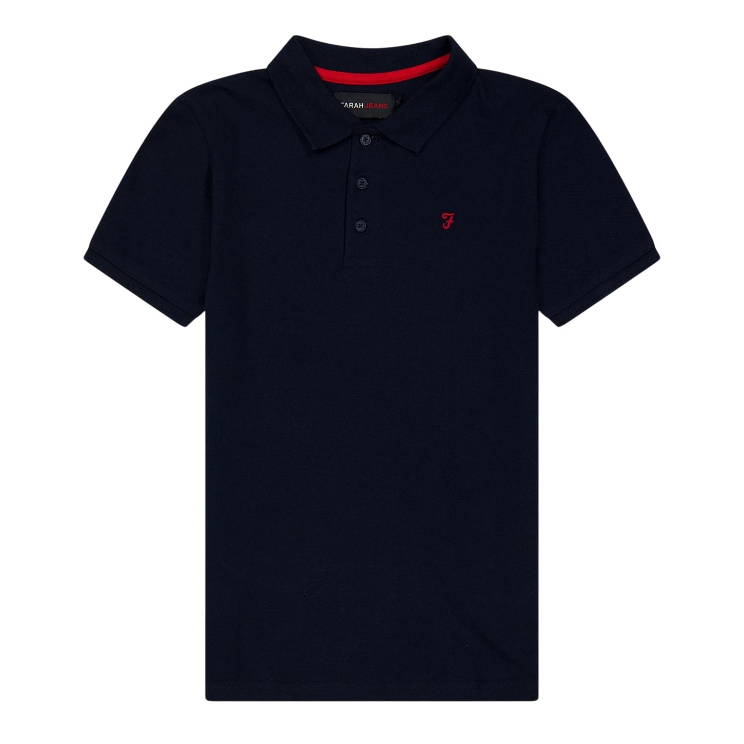 Blue - Front - Farah Childrens-Kids Bugsworth Polo Shirt