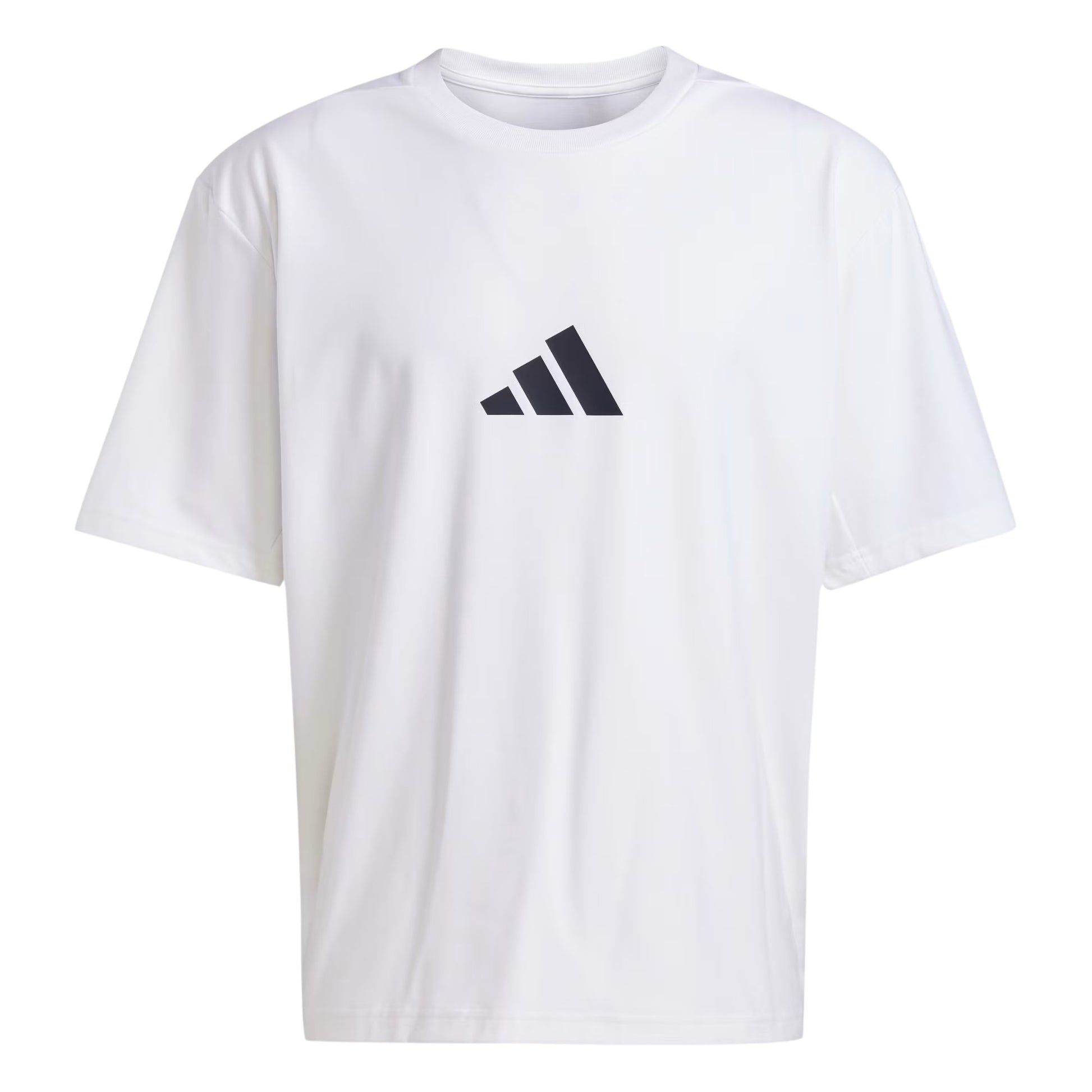 White - Front - Adidas Mens Z.N.E. T-Shirt