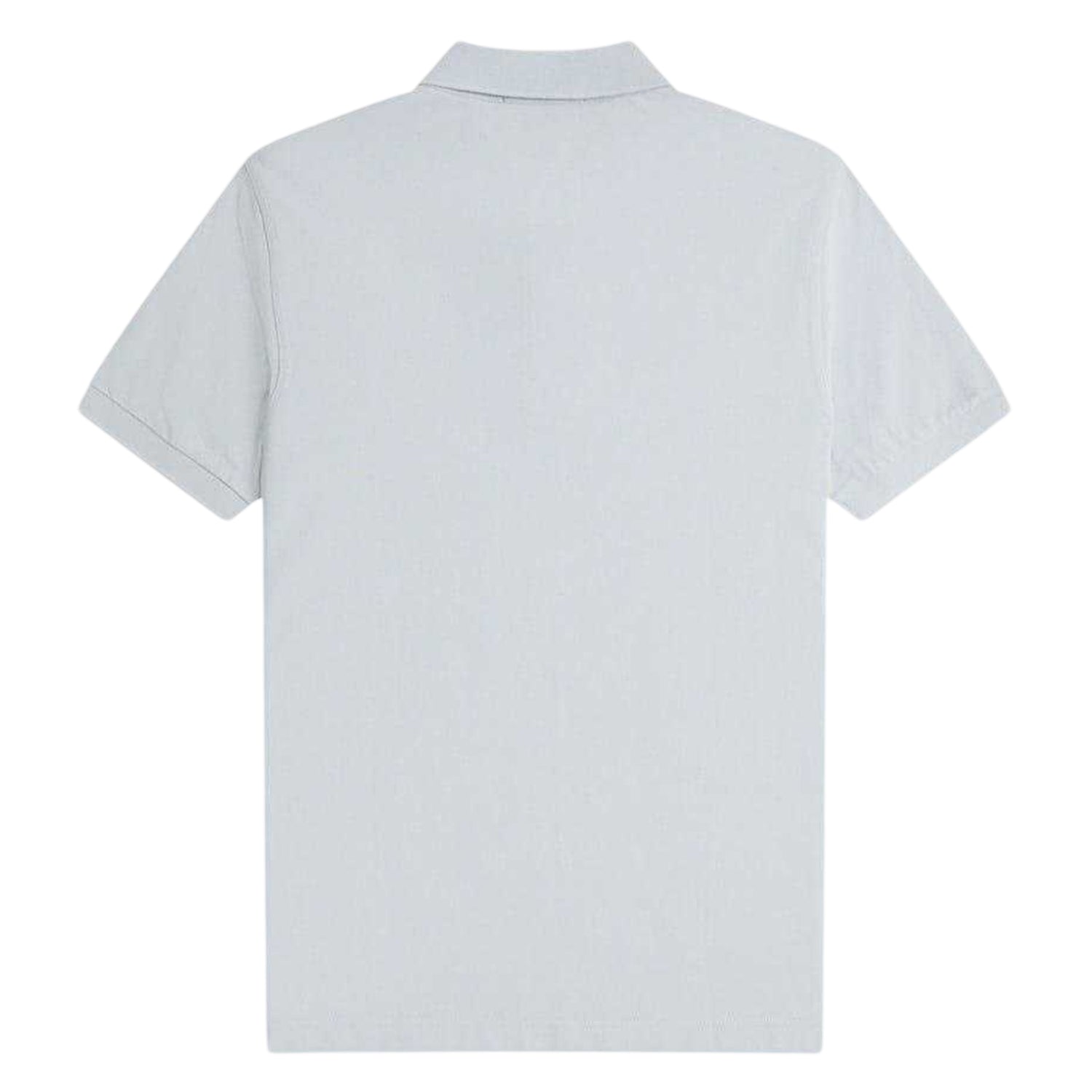 Ice Blue - Back - Fred Perry Mens Logo Cotton Polo Shirt