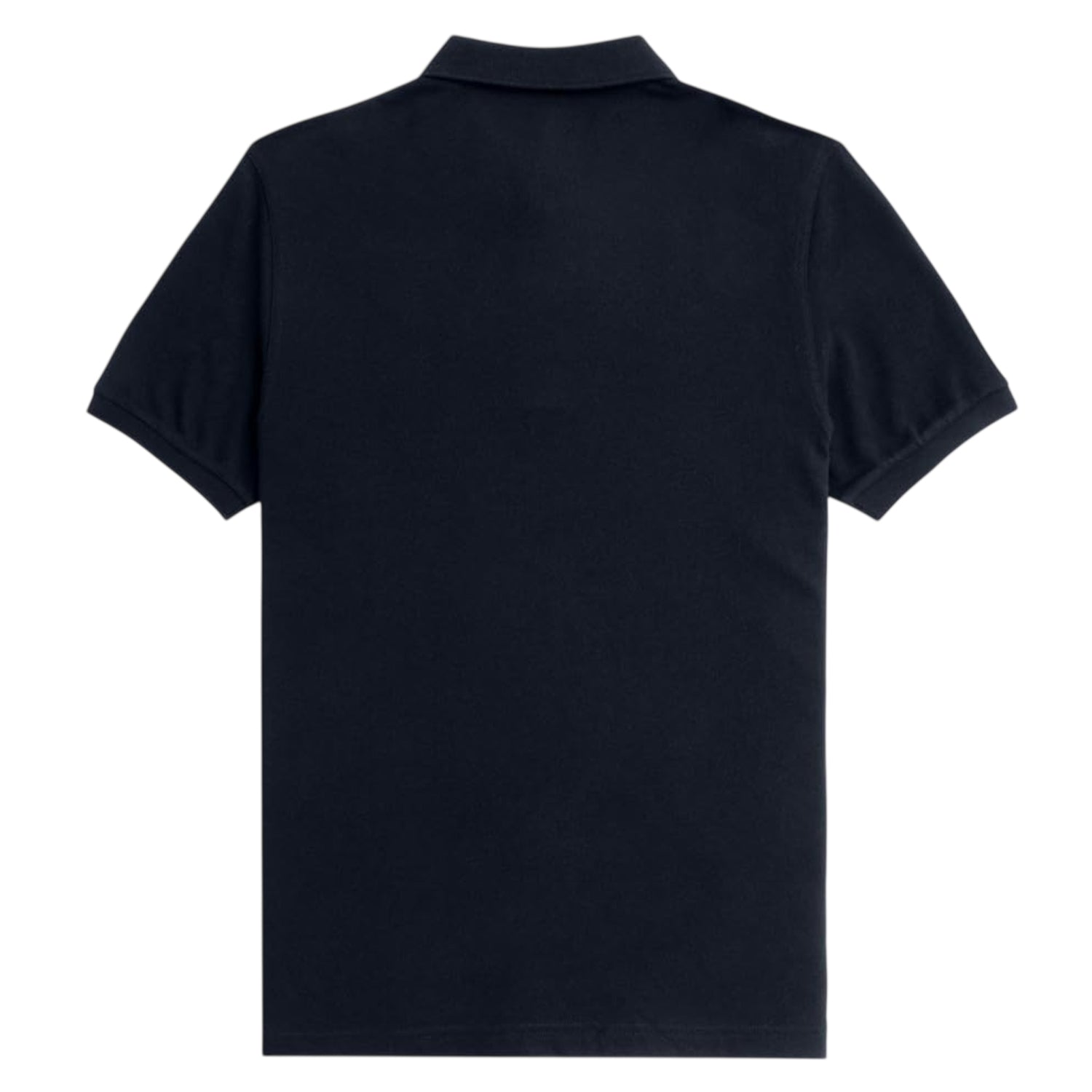 Navy - Back - Fred Perry Mens Logo Cotton Polo Shirt