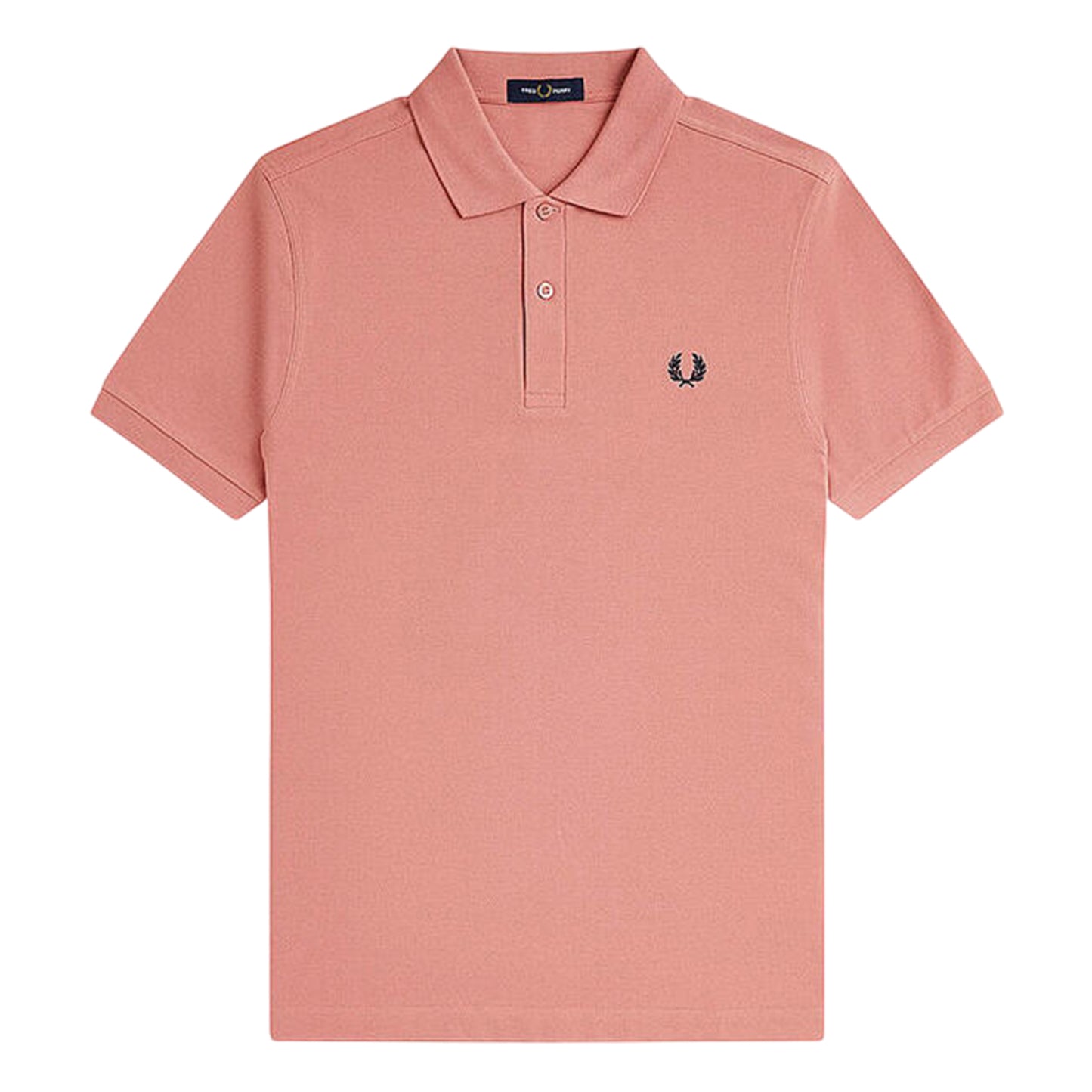 Putty - Front - Fred Perry Mens Logo Cotton Polo Shirt