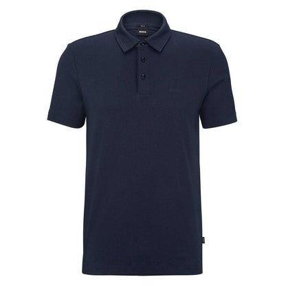 Dark Blue - Front - Boss Mens 30 Slim Polo Shirt