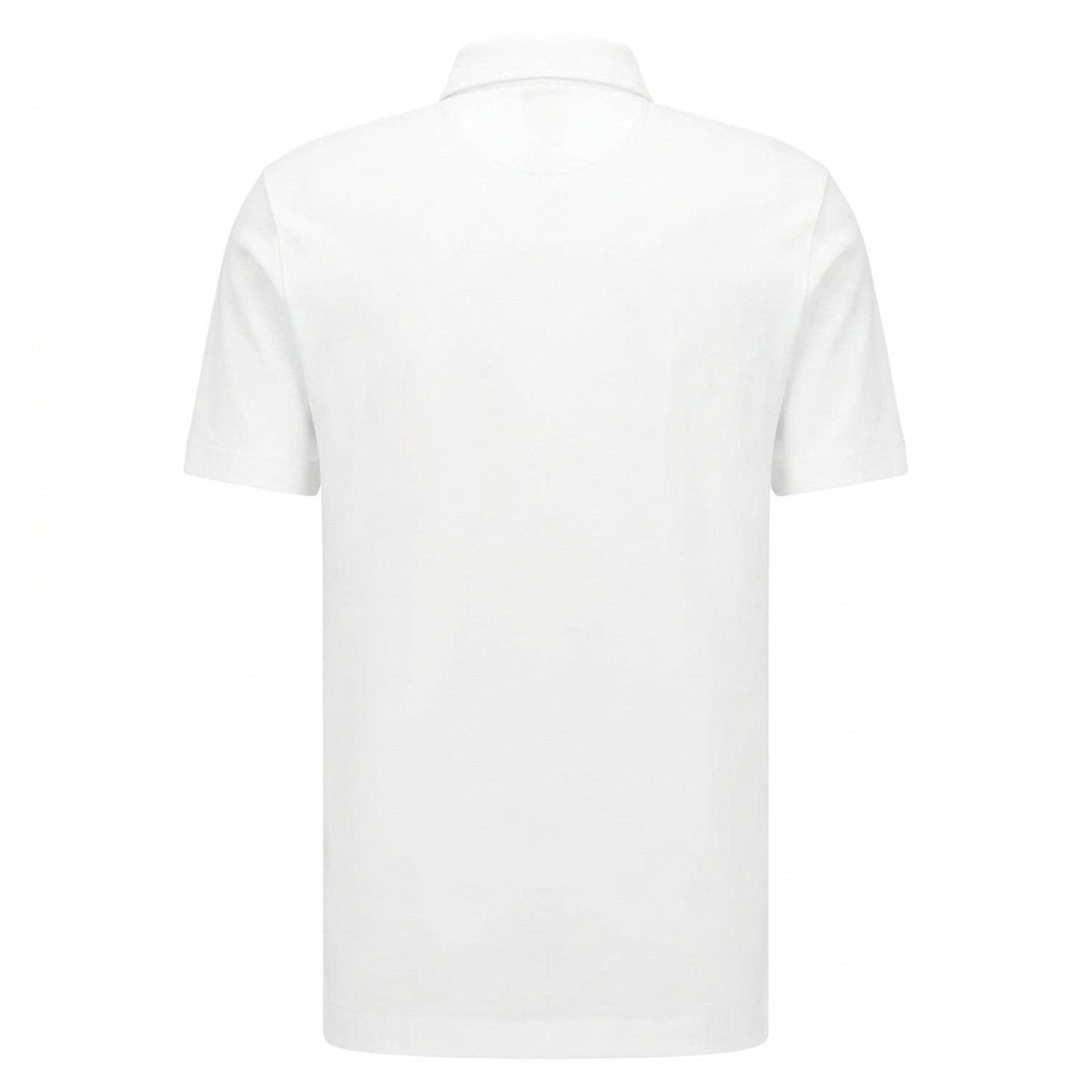 White - Back - Boss Mens 30 Slim Polo Shirt