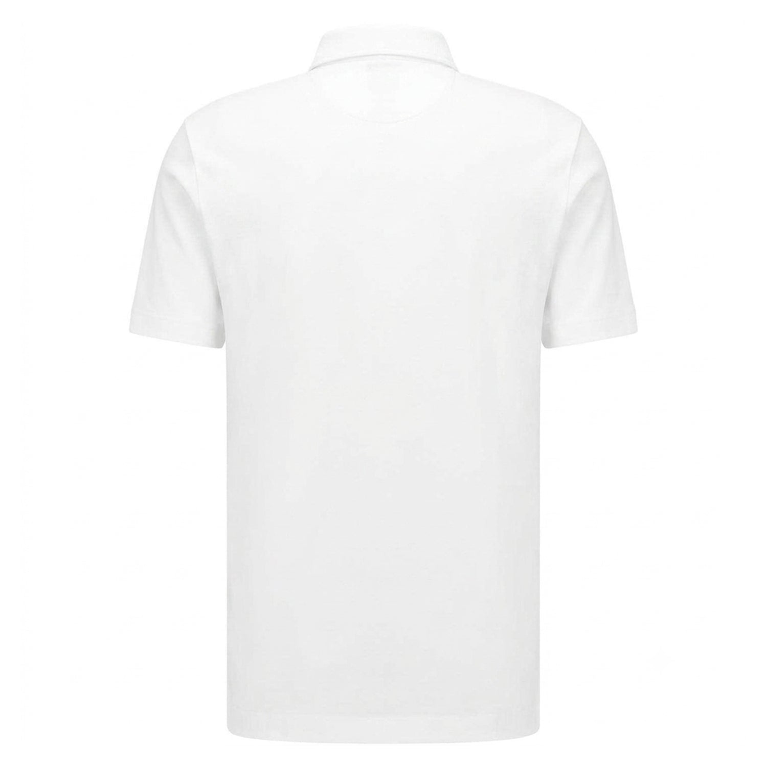 White - Back - Boss Mens 30 Slim Polo Shirt
