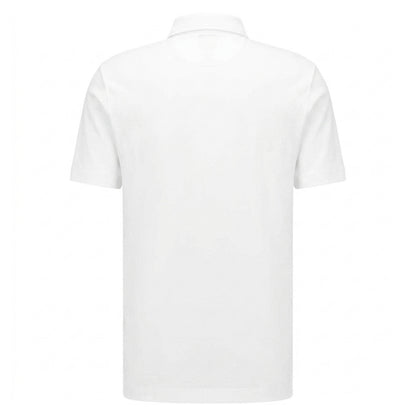 White - Back - Boss Mens 30 Slim Polo Shirt