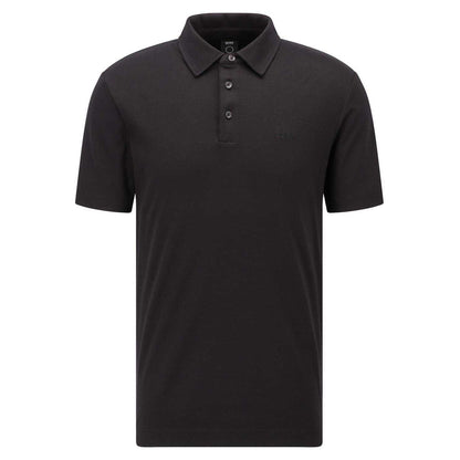 Black - Front - Boss Mens 30 Slim Polo Shirt