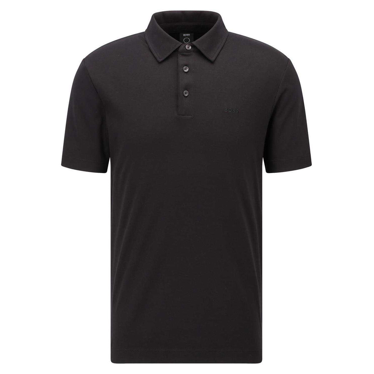 Black - Front - Boss Mens 30 Slim Polo Shirt