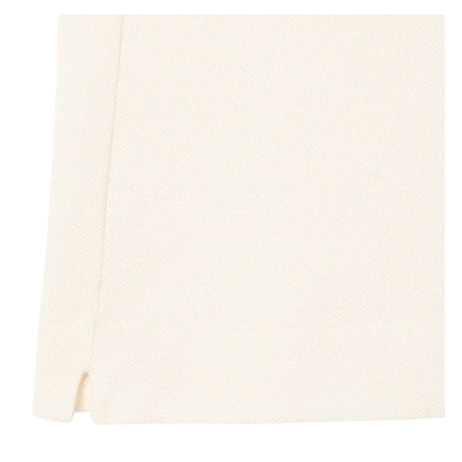 White - Lifestyle - Lacoste Mens Striped Regular Short-Sleeved Polo Shirt