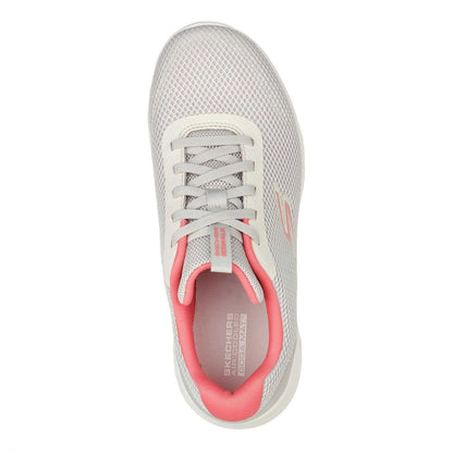 Off White-Pink - Lifestyle - Skechers Womens-Ladies Go Walk Joy Colour Pop Mesh Trainers