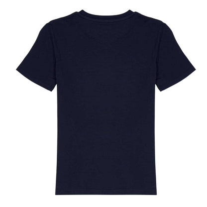Navy Blue - Back - Farah Childrens-Kids Embroidered Logo T-Shirt