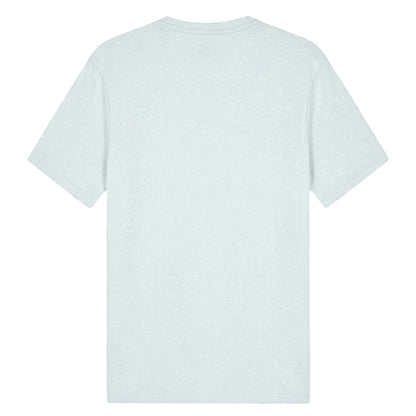 Aqua Grey - Back - Armani Exchange Mens Lettering Logo T-Shirt