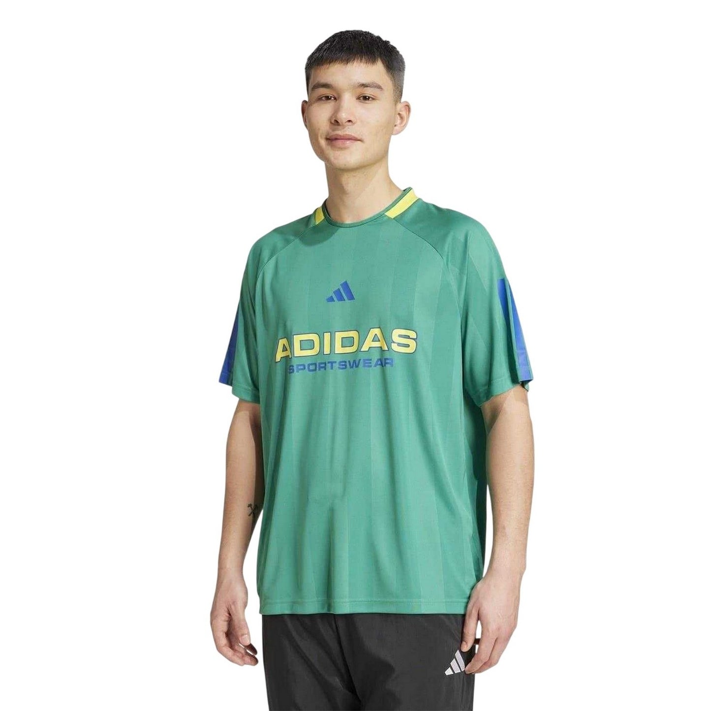 Green-Blue - Side - Adidas Unisex Adult House Of Tiro Nations T-Shirt