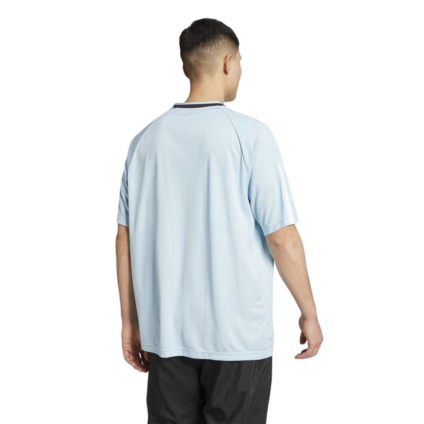Light Blue-White - Back - Adidas Unisex Adult House Of Tiro Nations T-Shirt