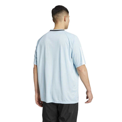 Light Blue-White - Back - Adidas Unisex Adult House Of Tiro Nations T-Shirt