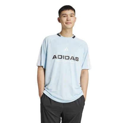 Light Blue-White - Side - Adidas Unisex Adult House Of Tiro Nations T-Shirt