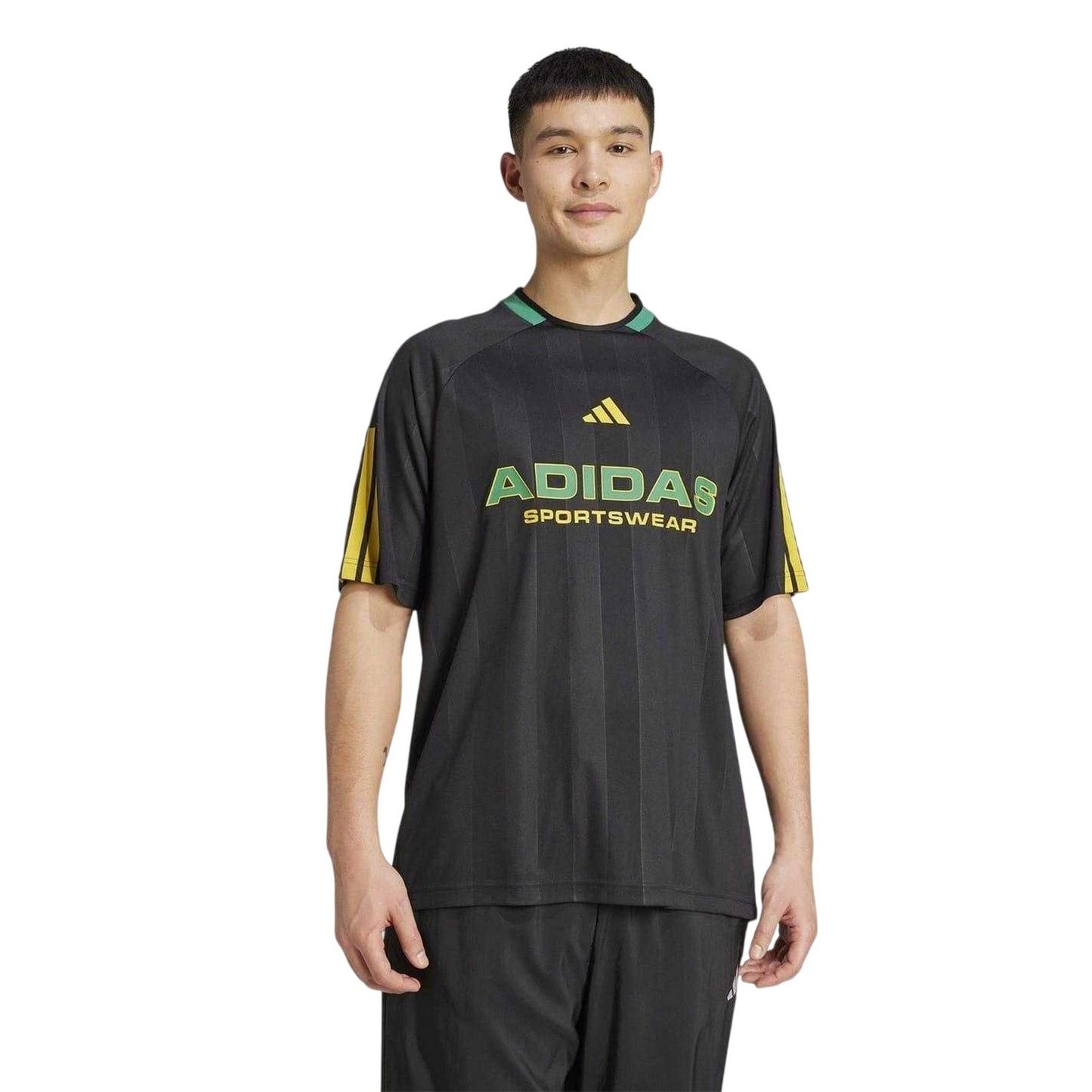 Black-Gold - Side - Adidas Unisex Adult House Of Tiro Nations T-Shirt