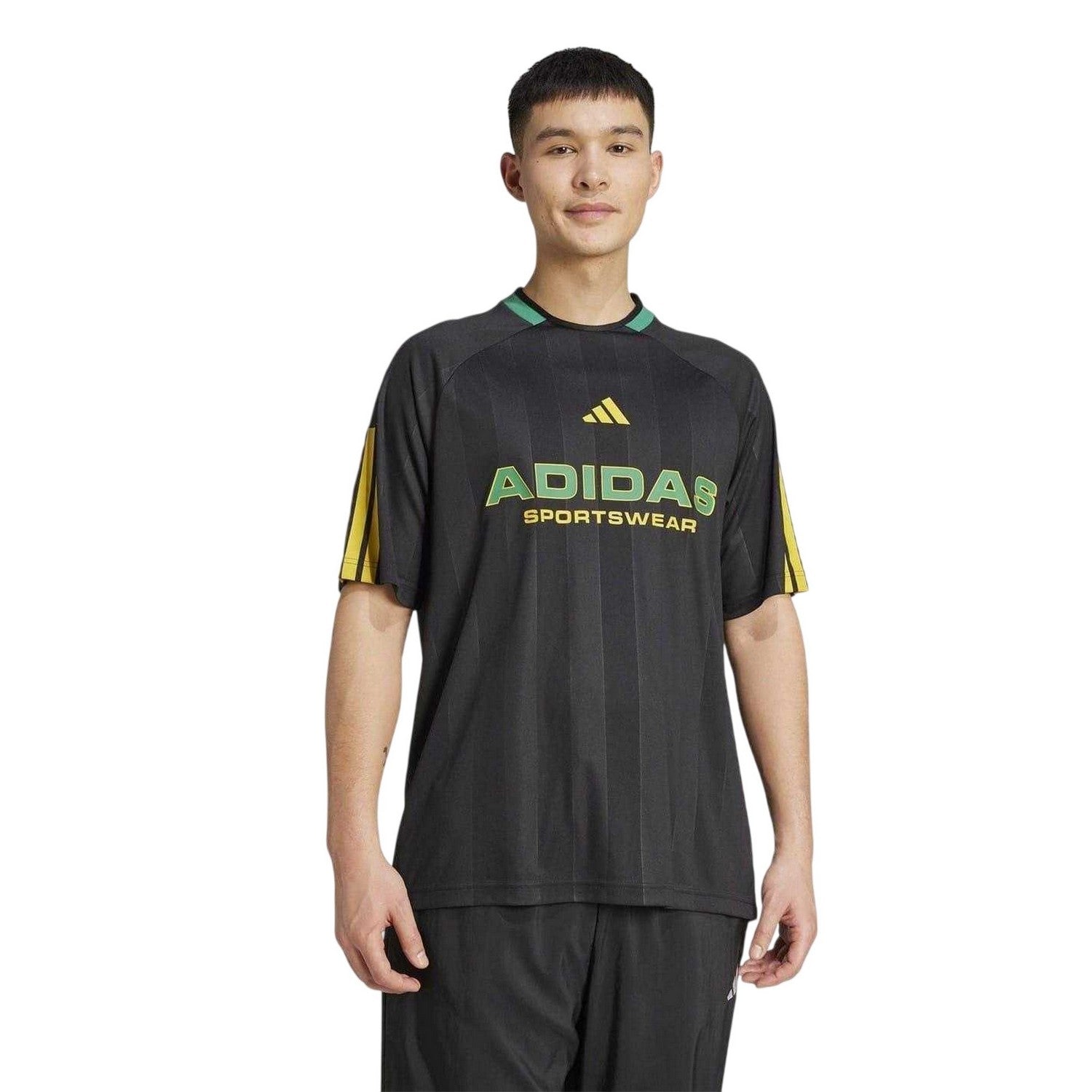Black-Gold - Side - Adidas Unisex Adult House Of Tiro Nations T-Shirt