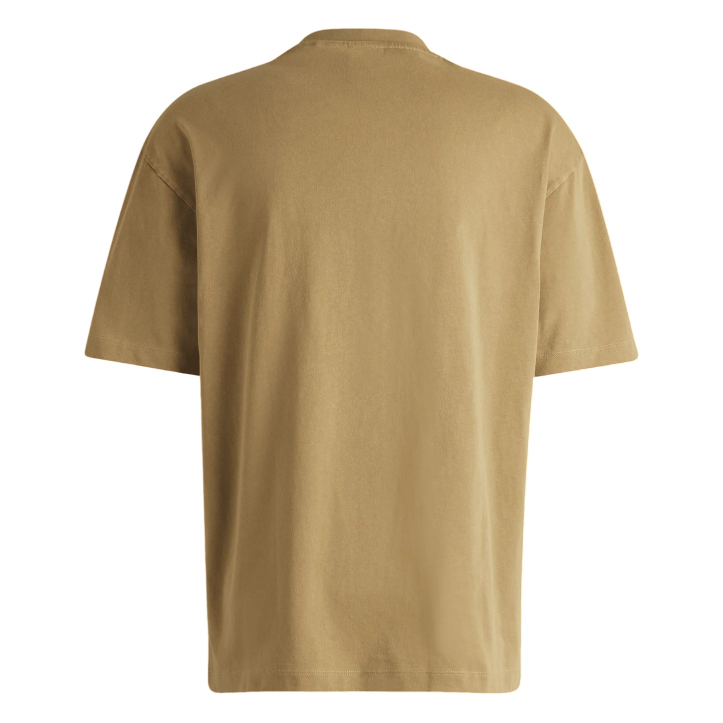 Medium Beige - Back - Hugo Unisex Adult RB F1 Racing Graphic Print Oversized T-Shirt