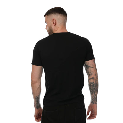Black - Back - One True Saxon Mens Station T-Shirt