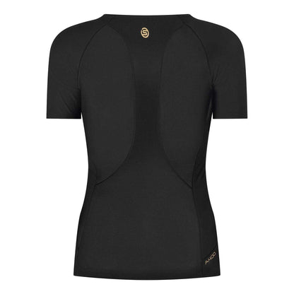 Black - Back - Skins Womens-Ladies A400 Compression Shirt