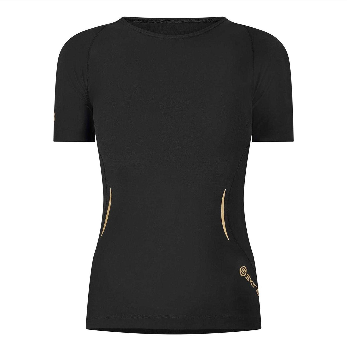 Black - Front - Skins Womens-Ladies A400 Compression Shirt
