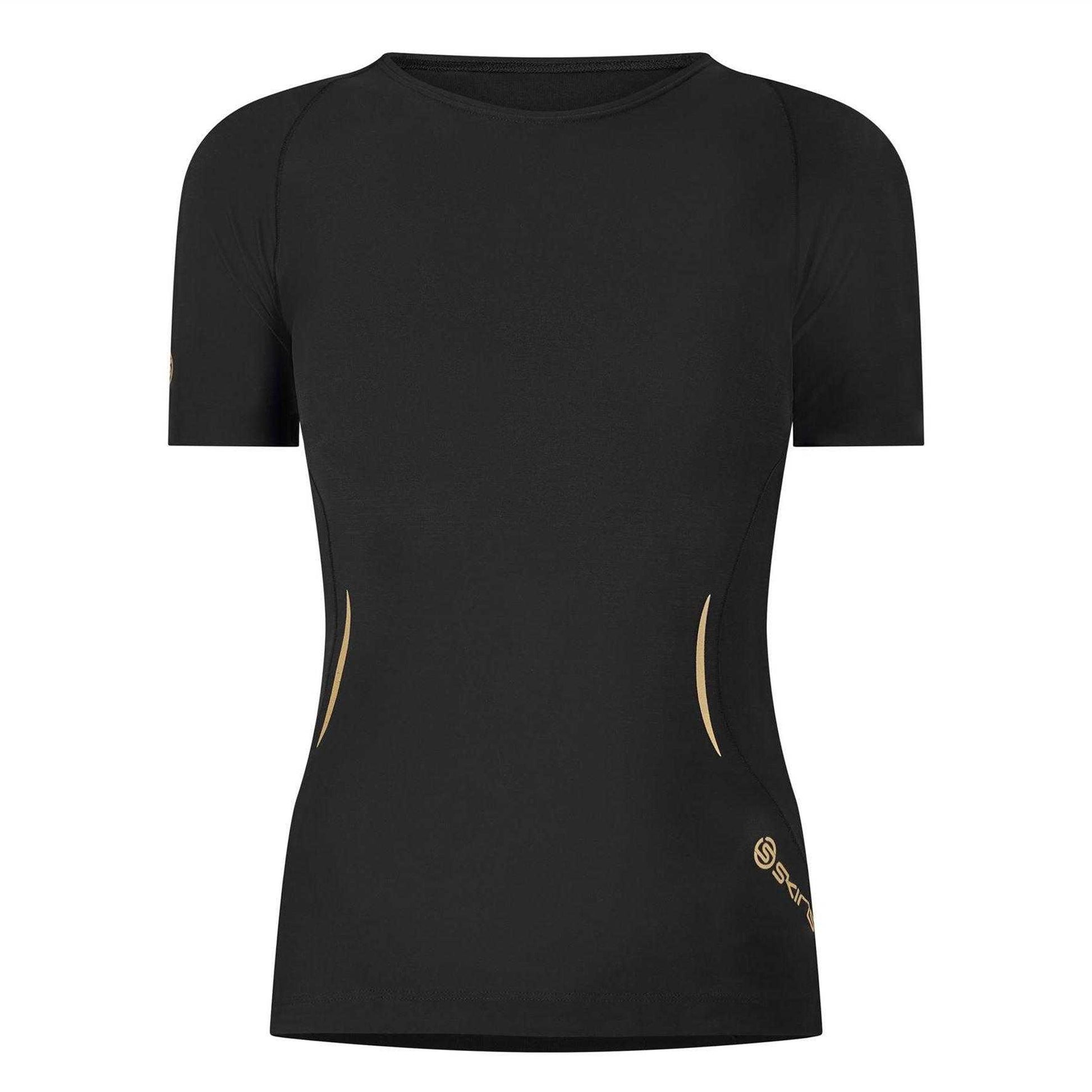 Black - Front - Skins Womens-Ladies A400 Compression Shirt