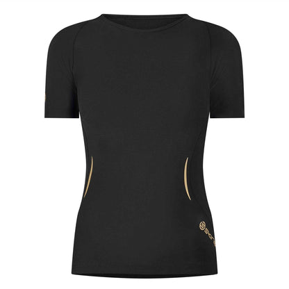 Black - Front - Skins Womens-Ladies A400 Compression Shirt