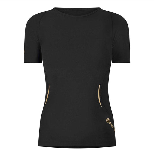 Black - Front - Skins Womens-Ladies A400 Compression Shirt
