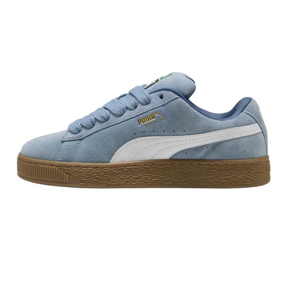 Blue-Gum - Back - Puma Mens XL Suede Trainers