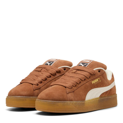Brandy-White - Front - Puma Mens XL Suede Trainers