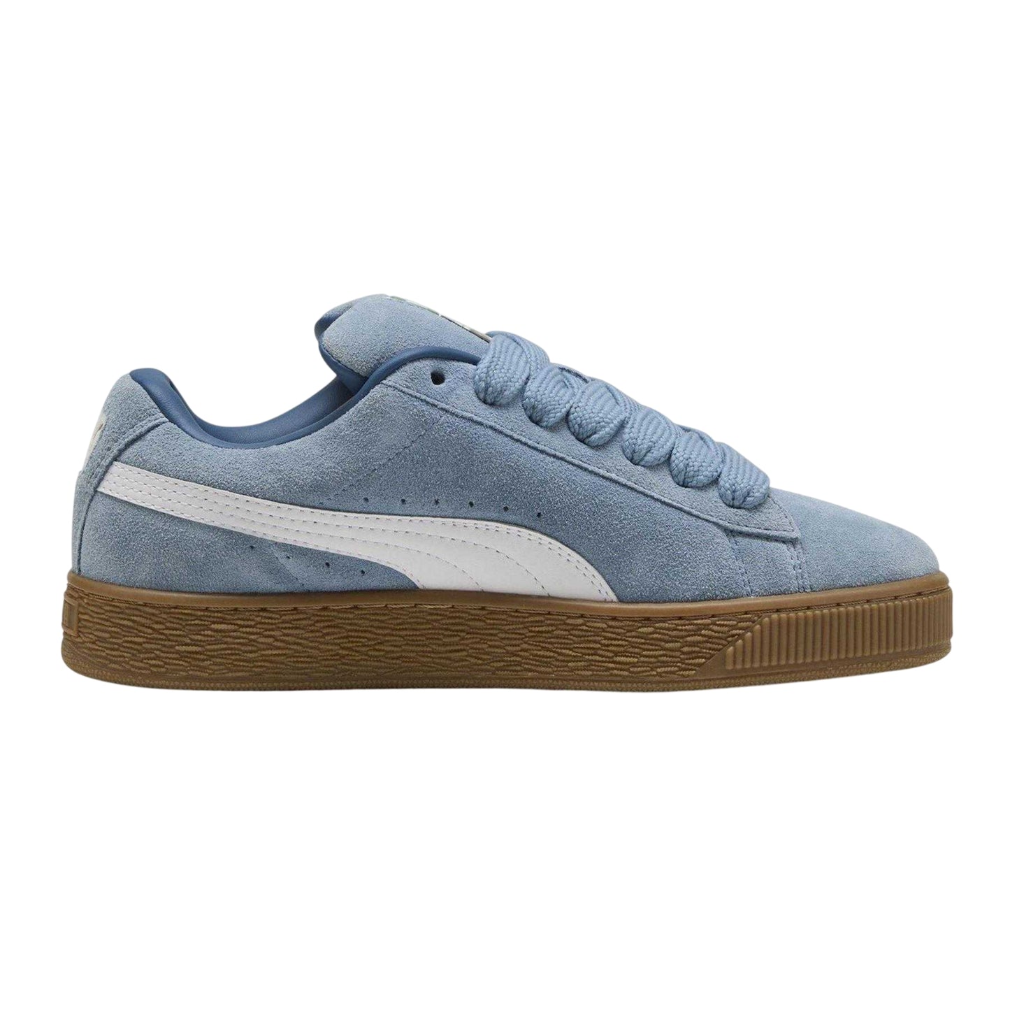 Blue-Gum - Side - Puma Mens XL Suede Trainers