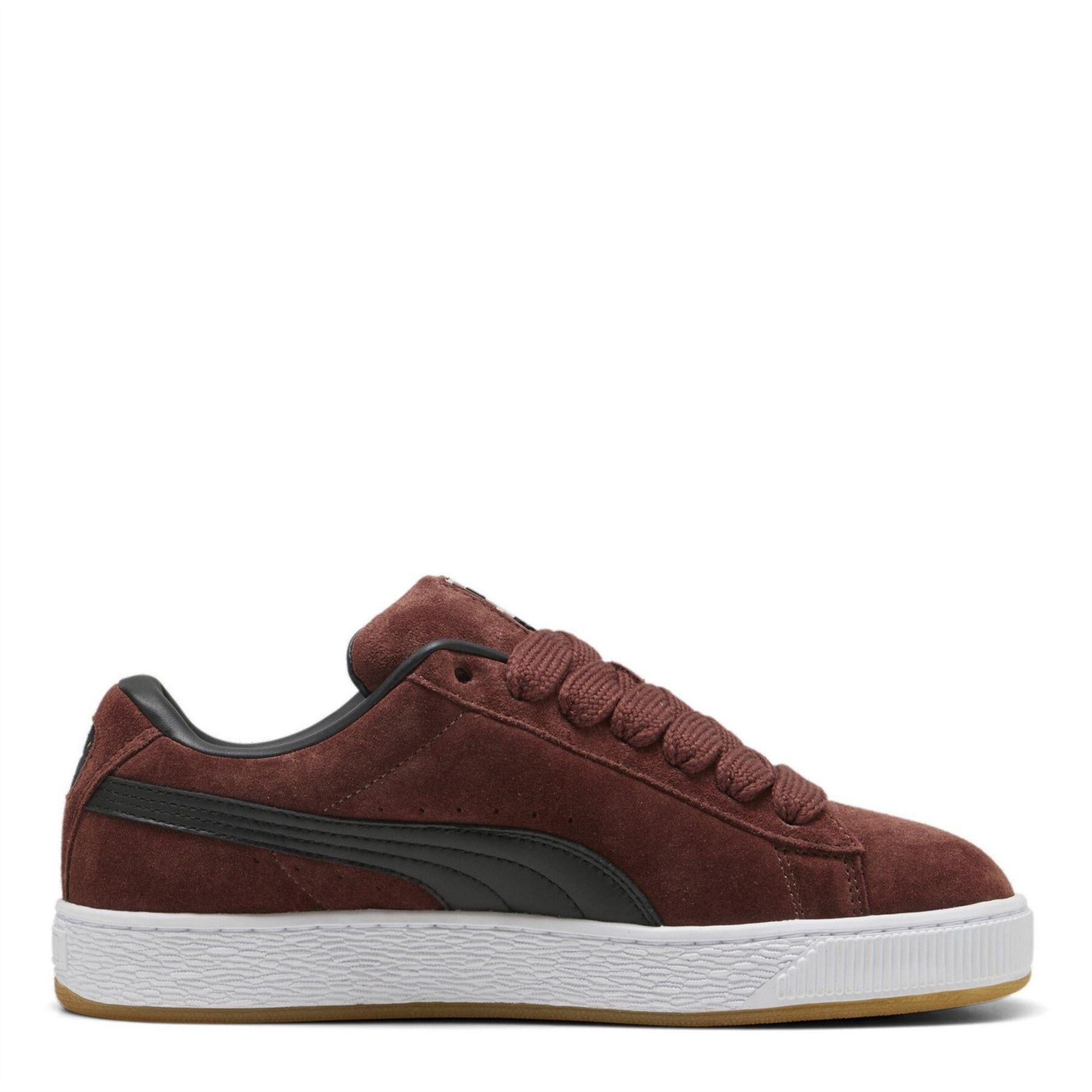 Chocolate-White - Lifestyle - Puma Mens XL Suede Trainers