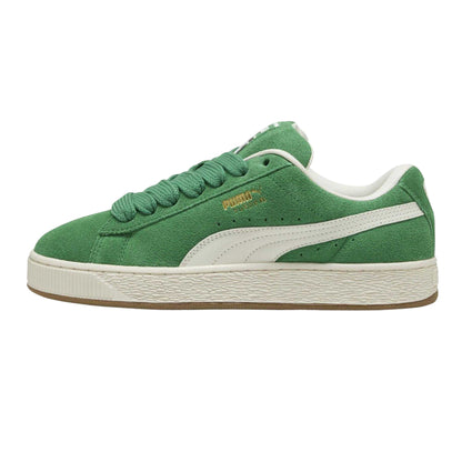 Green-White - Back - Puma Mens XL Suede Trainers