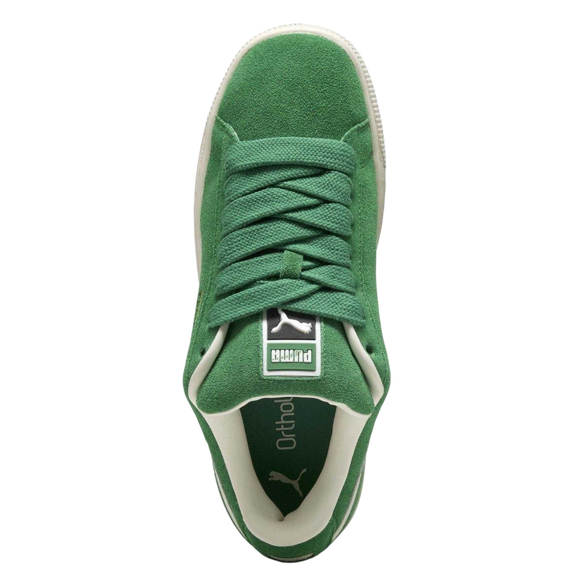 Green-White - Lifestyle - Puma Mens XL Suede Trainers