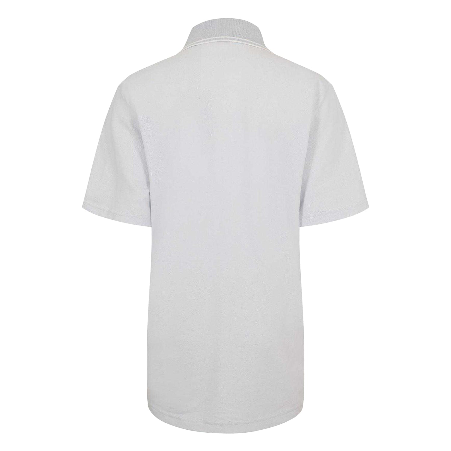 Pastel Grey - Back - Boss Mens Peoxfordnew Short-Sleeved Polo Shirt