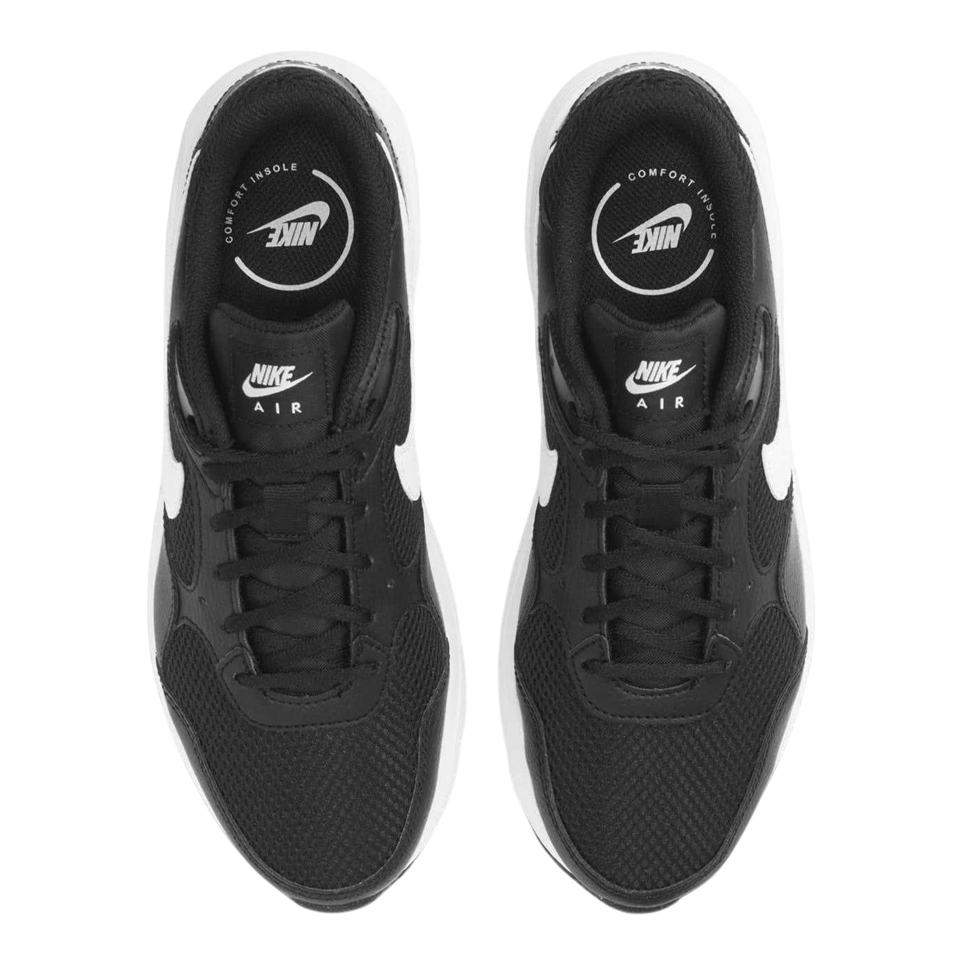 Black-White - Lifestyle - Nike Womens-Ladies Air Max SC Leather Trainers