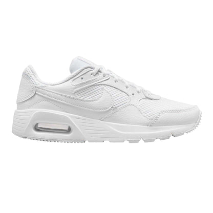 White - Front - Nike Womens-Ladies Air Max SC Leather Trainers