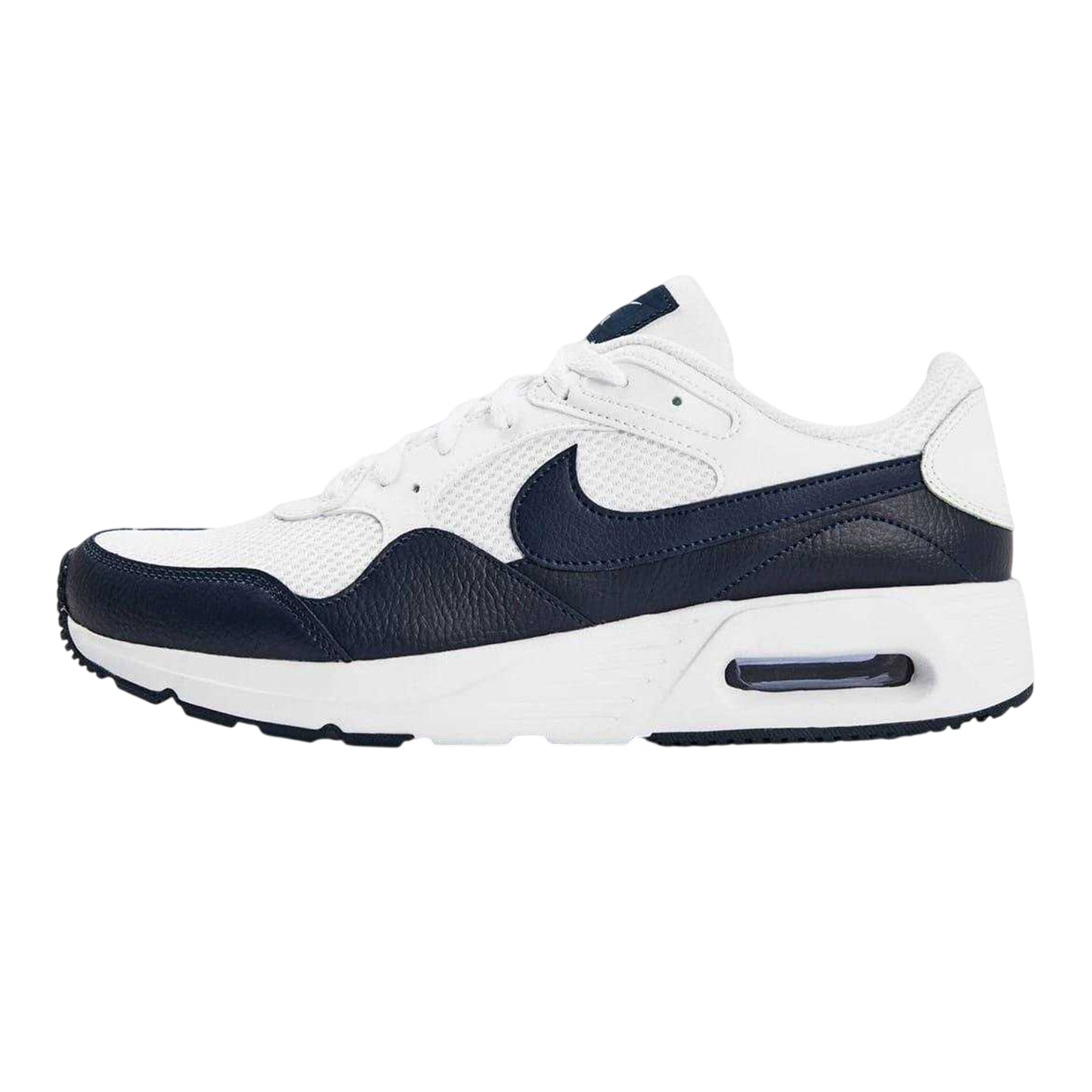 White-Grey - Back - Nike Mens Air Max SC Leather Trainers